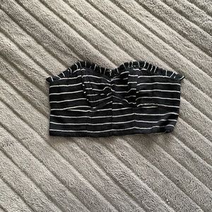 Striped Crop Top